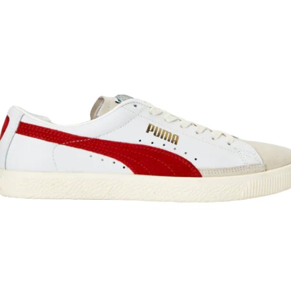 Puma Other - Puma Suede Vintage Basketball Shoes Sneakers White / Red
